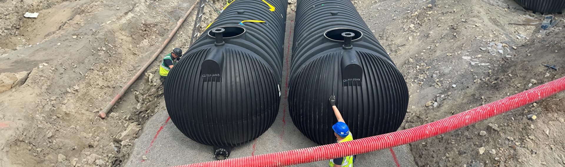 Firefighting water tanks