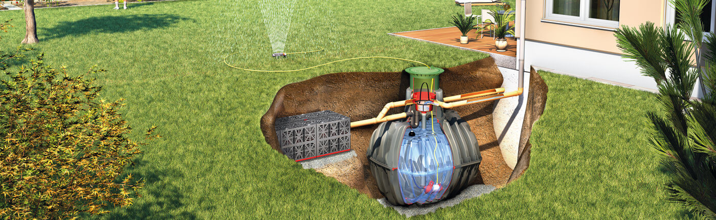 Rainwater Harvesting tanks underground